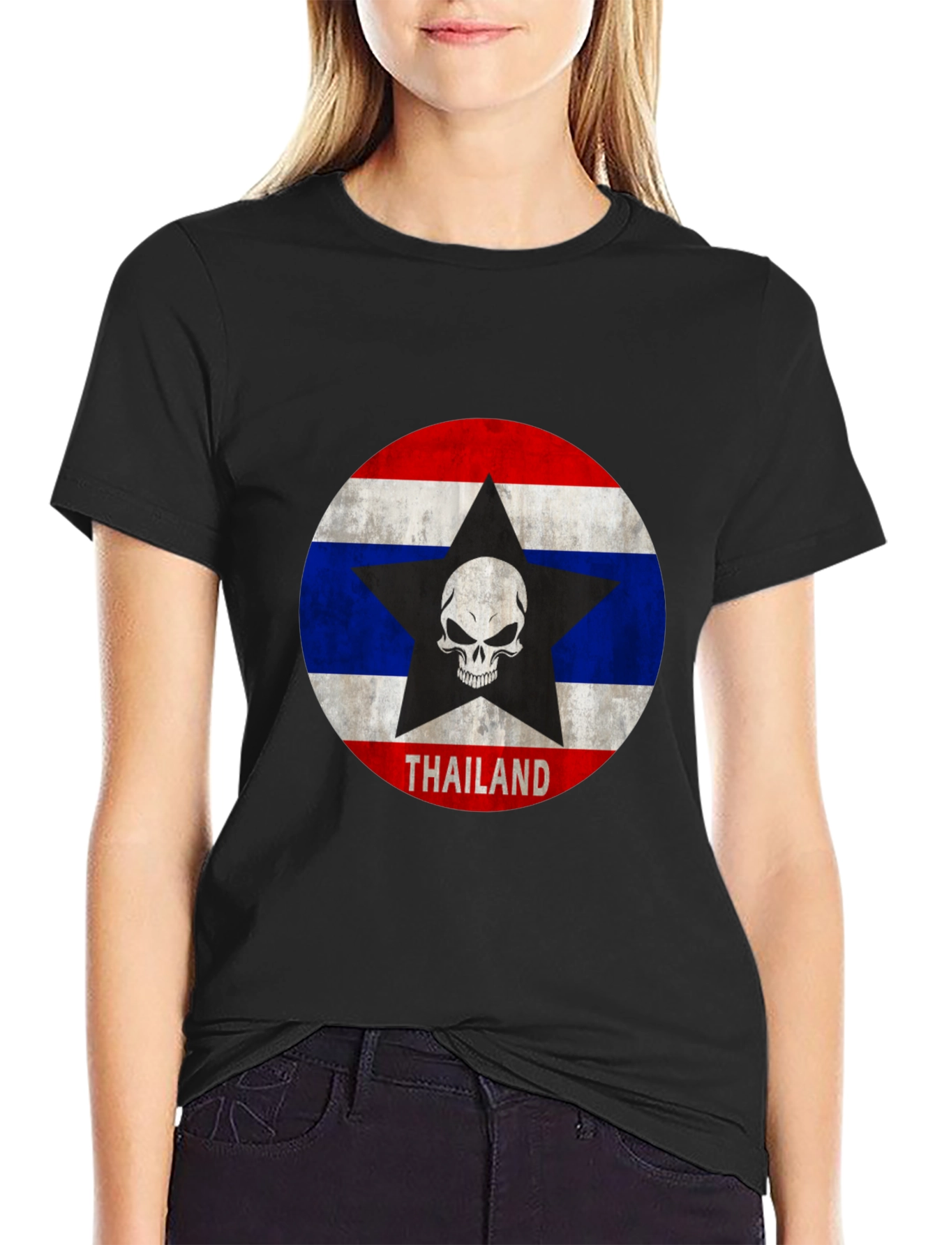 Thailand Skull Star T-Shirt