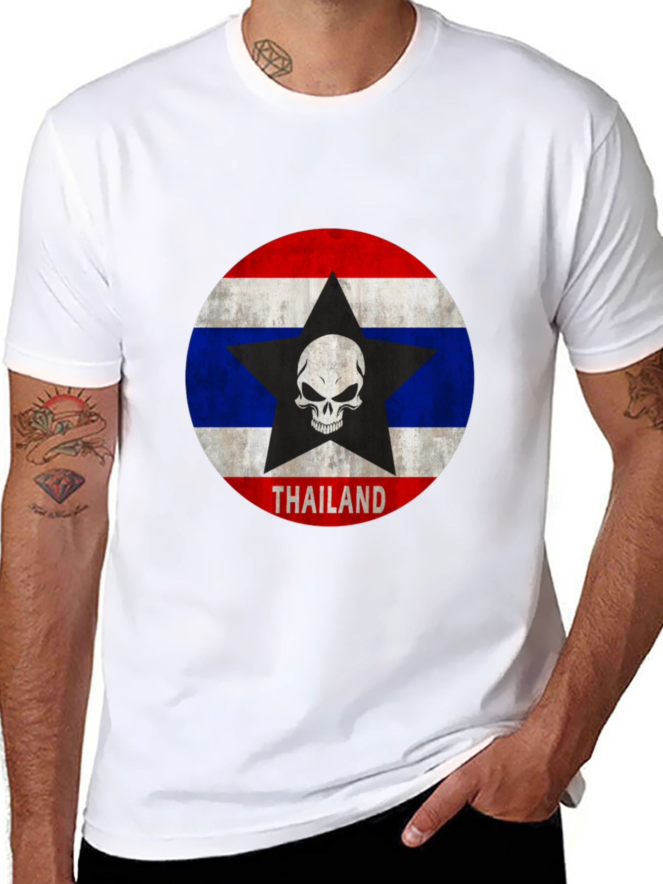 Thailand Skull Star T-Shirt
