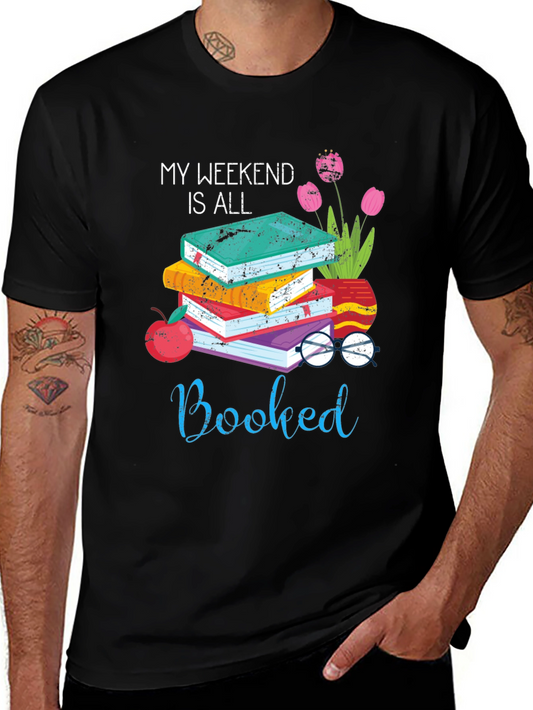 Booked Weekend T-Shirt - Reading Lover Apparel