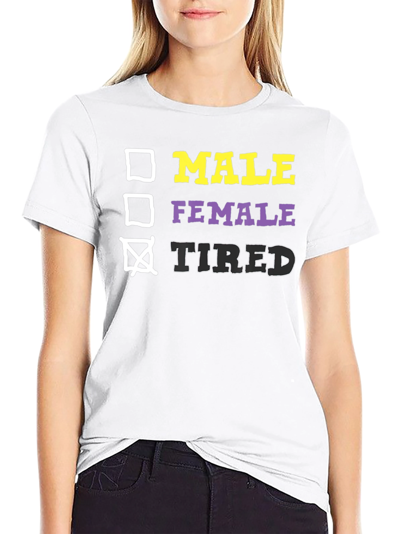 Tired Adult Humor T-Shirt