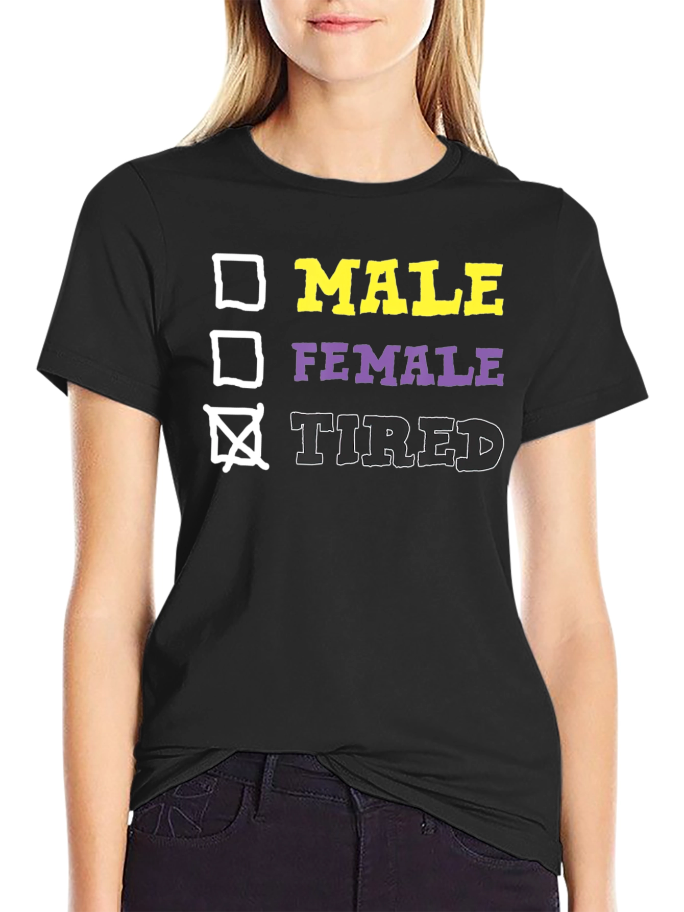 Tired Adult Humor T-Shirt