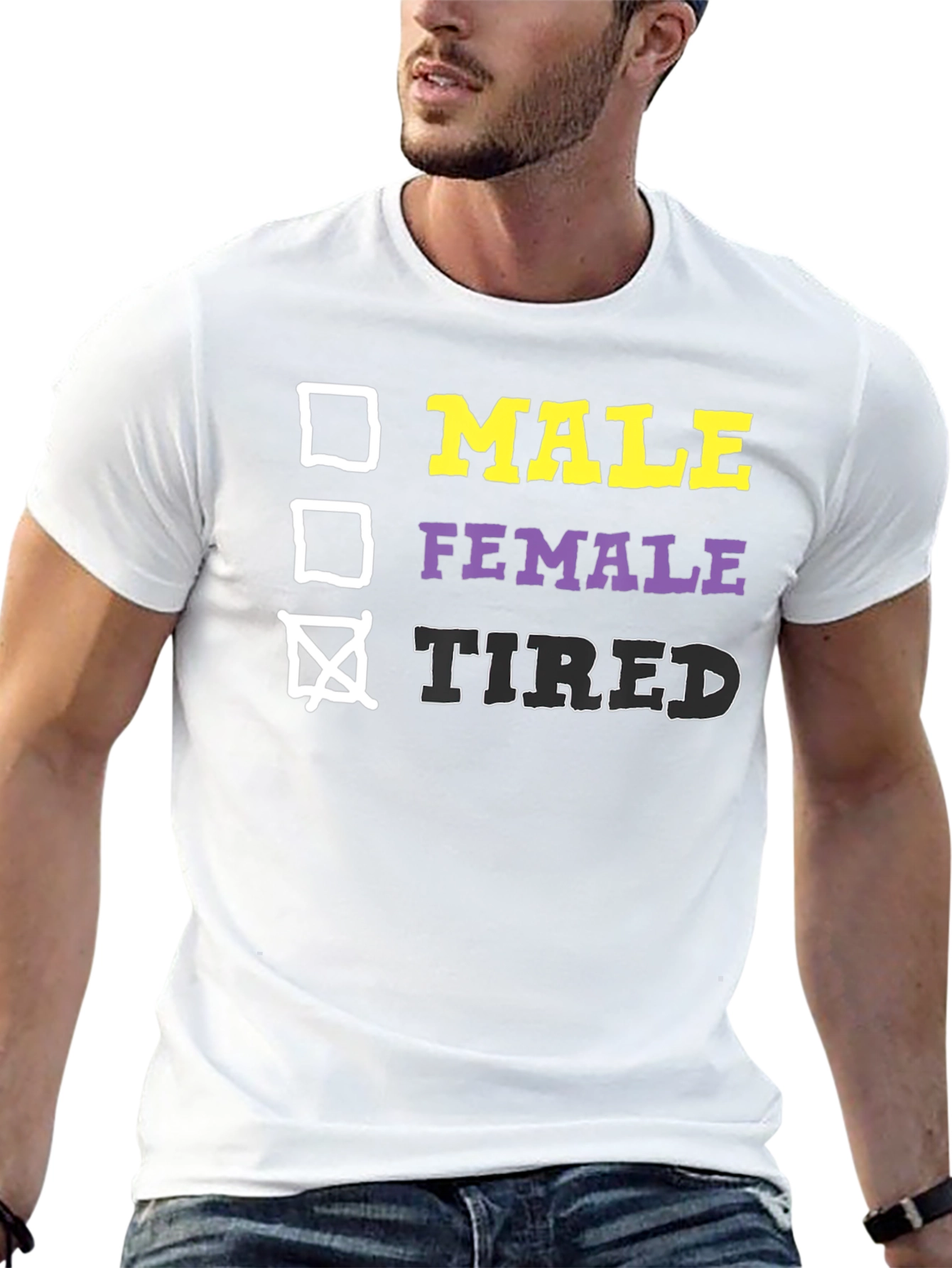 Tired Adult Humor T-Shirt