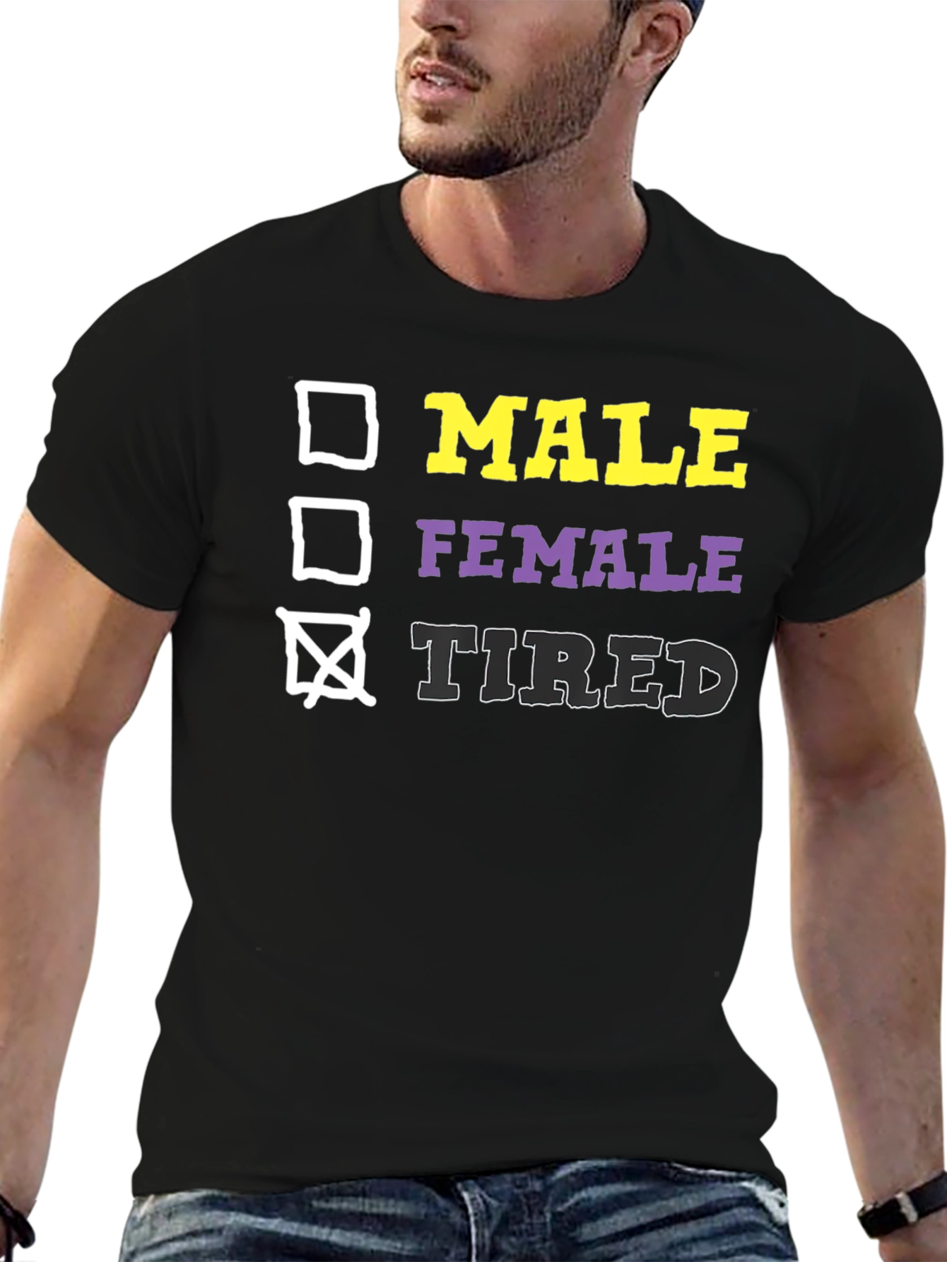Tired Adult Humor T-Shirt
