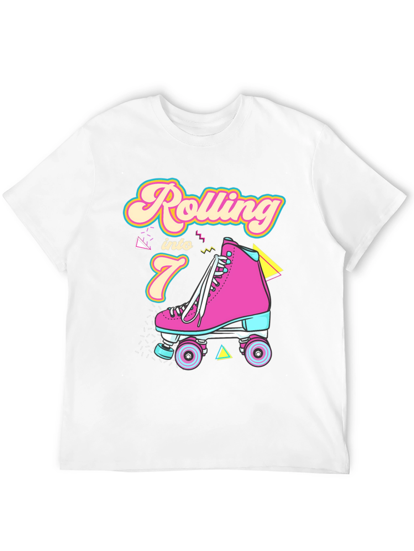 Rolling Into 7th Birthday T-Shirt