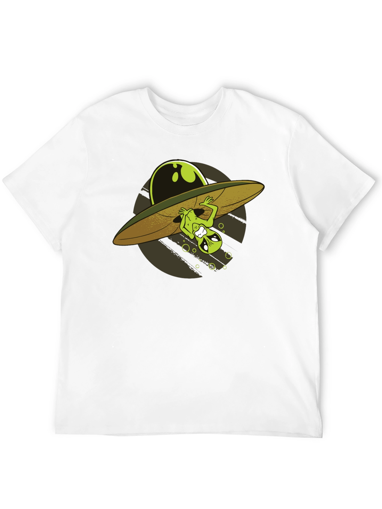 Alien Abduction T-Shirt - Novelty UFO Design