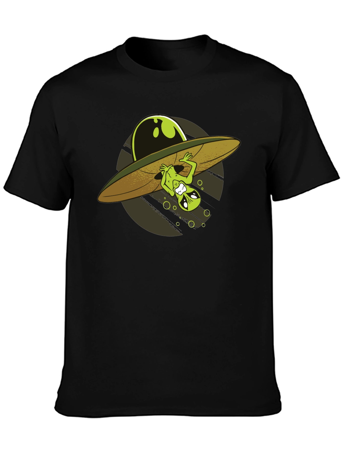 Alien Abduction T-Shirt - Novelty UFO Design