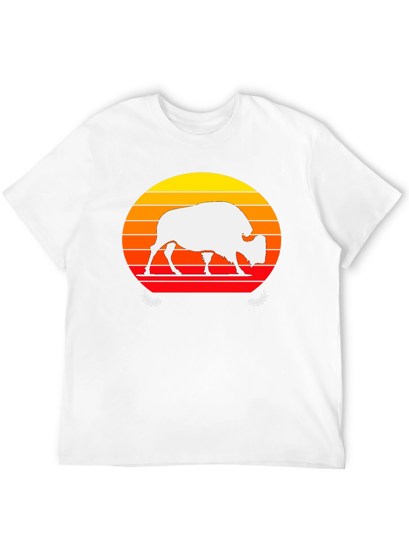 Sunset Buffalo Graphic T-Shirt