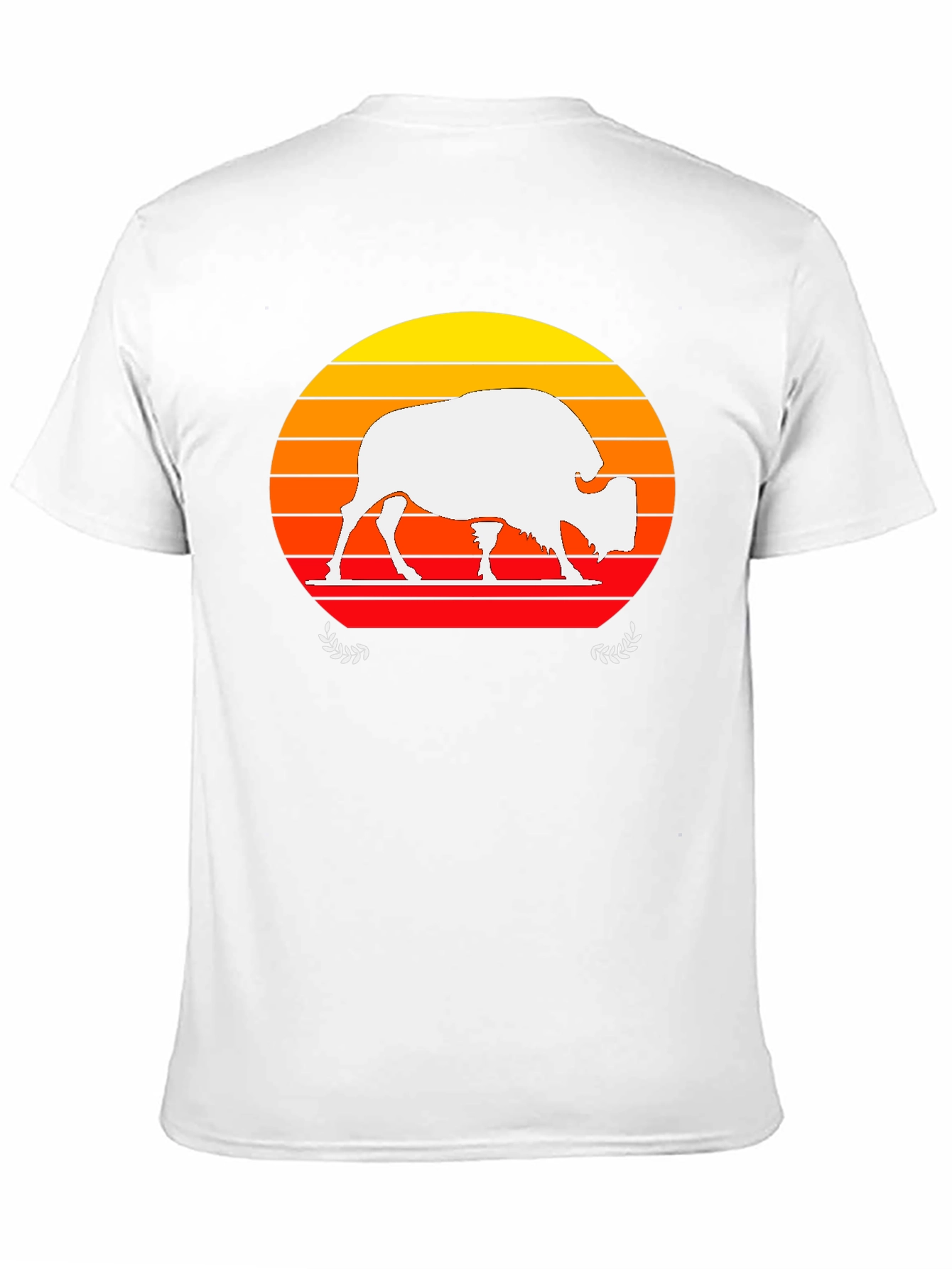 Sunset Buffalo Graphic T-Shirt