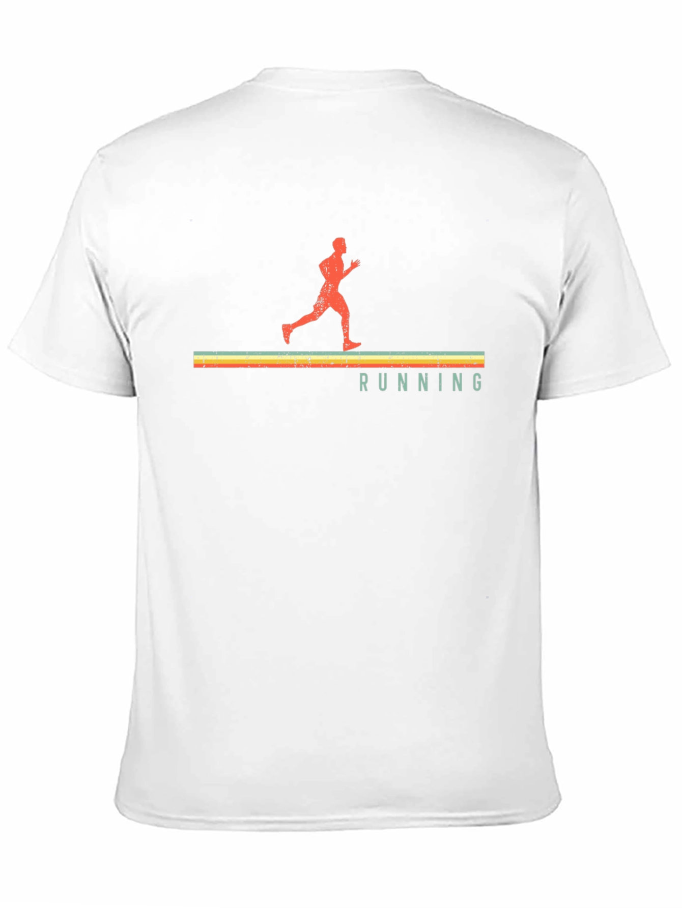 Retro Running Graphic Tee - Black