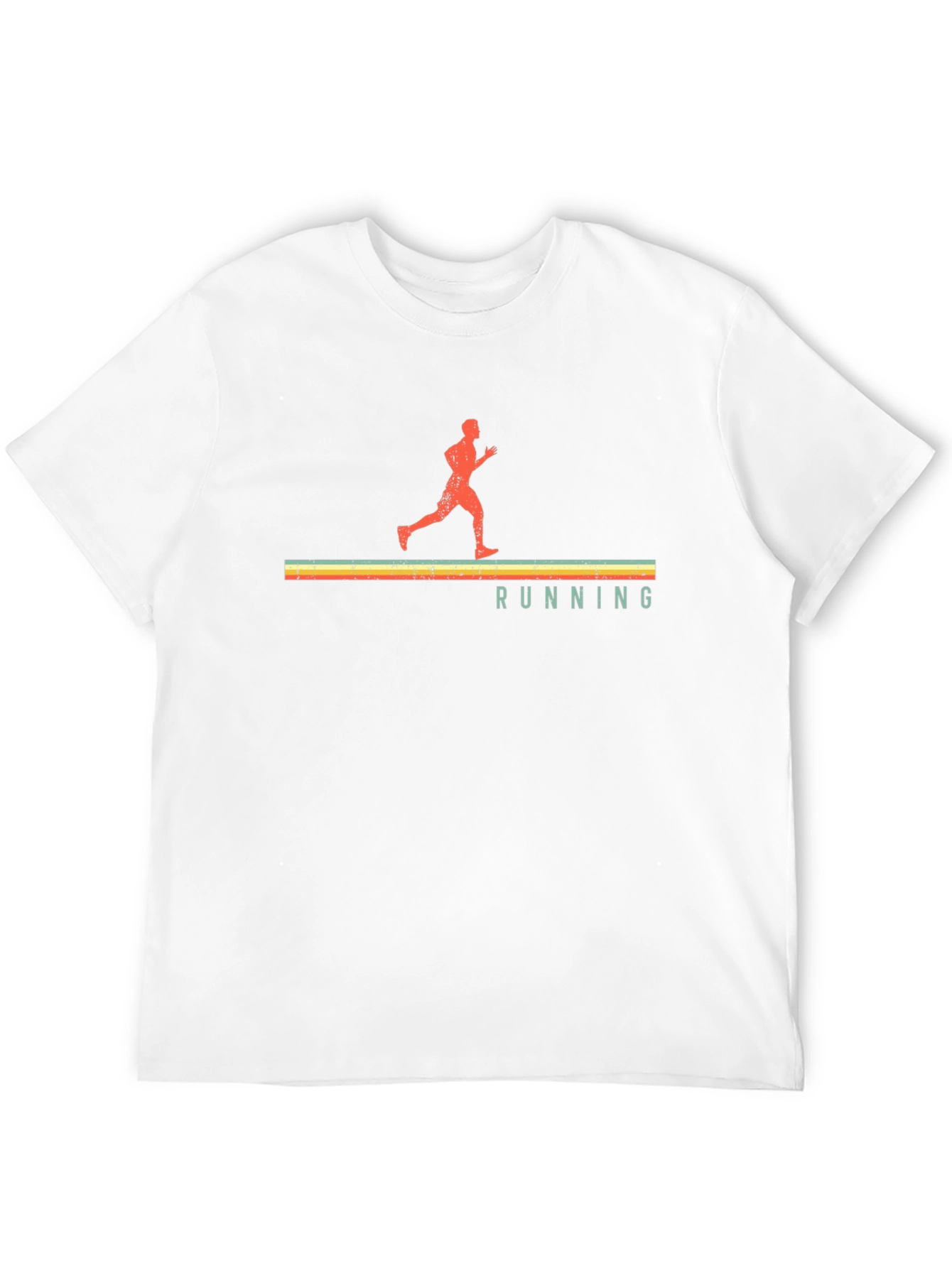 Retro Running Graphic Tee - Black