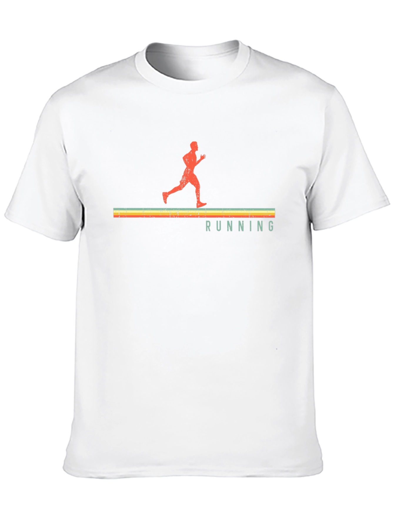 Retro Running Graphic Tee - Black