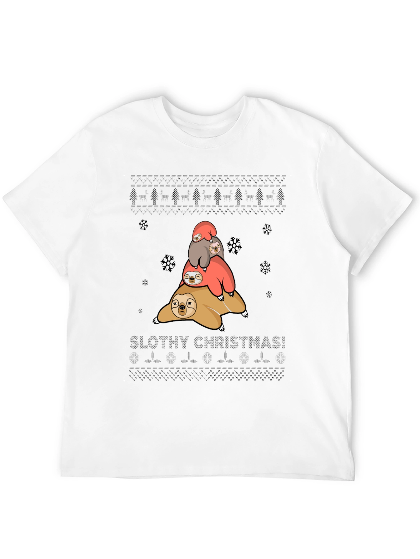 Slothy Christmas T-Shirt