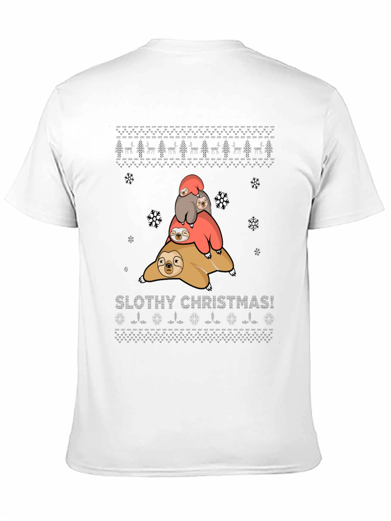Slothy Christmas T-Shirt