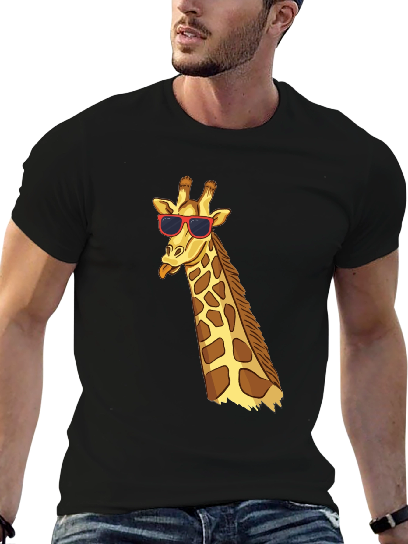 Cool Giraffe Graphic Tee