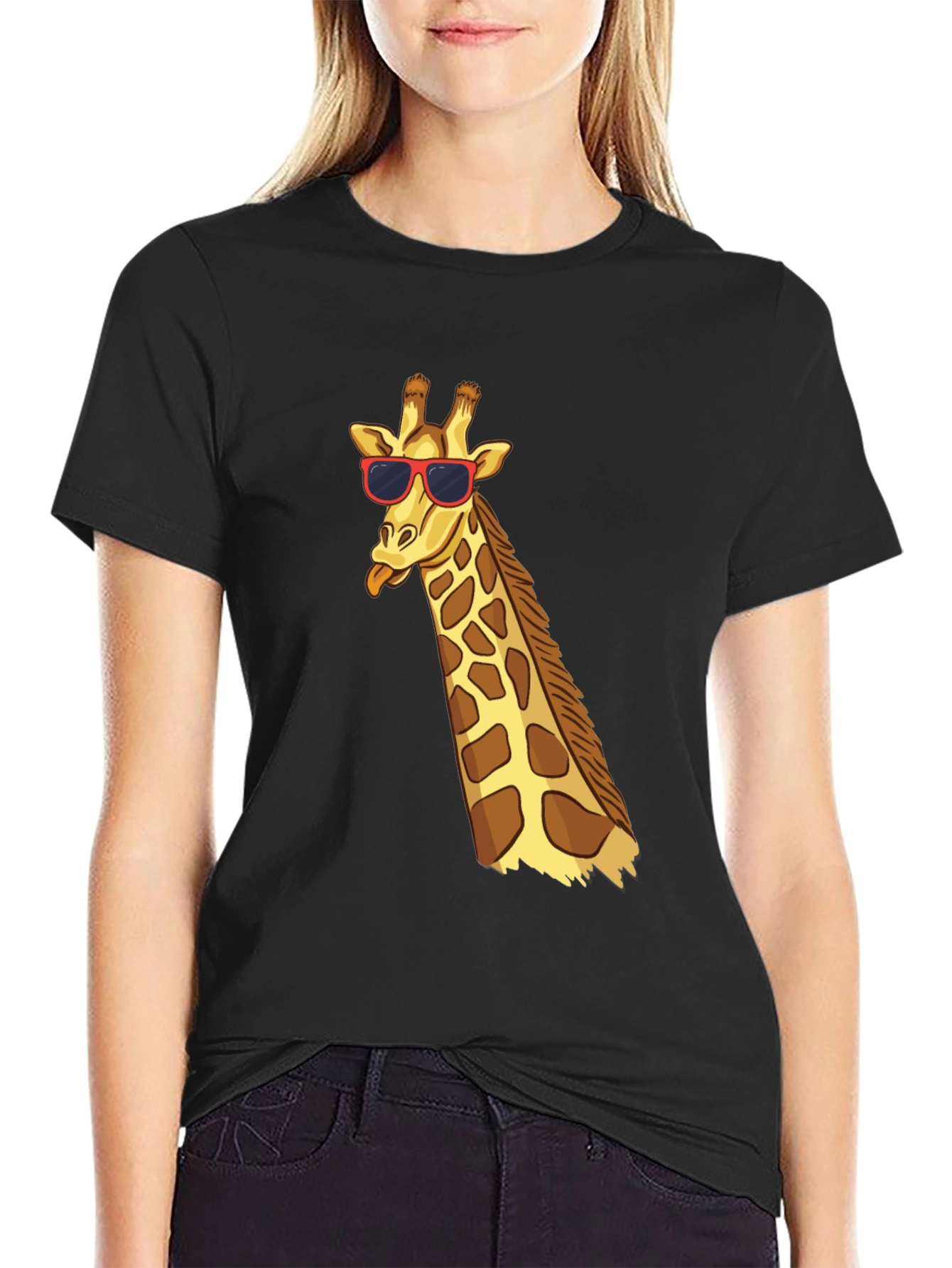 Cool Giraffe Graphic Tee