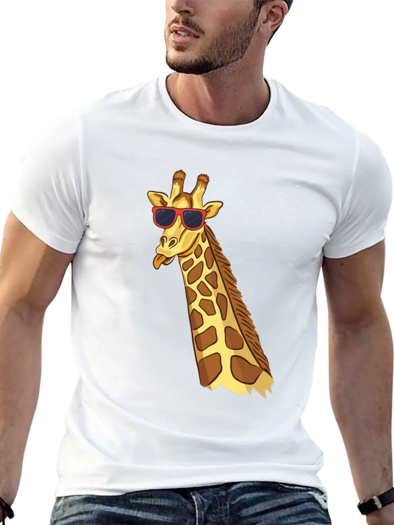 Cool Giraffe Graphic Tee