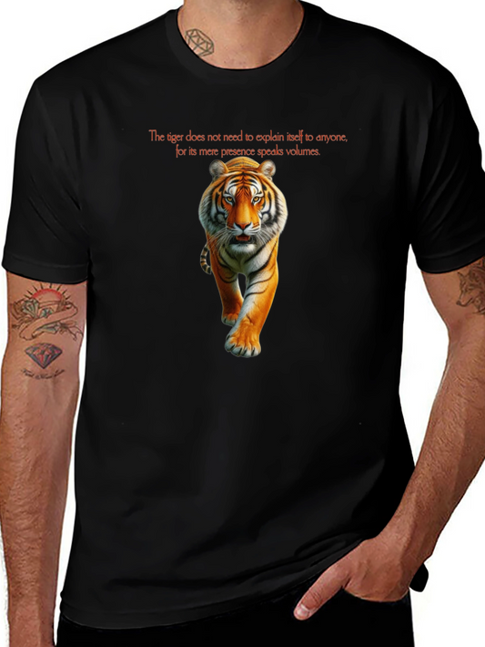 Tiger Graphic T-Shirt - Powerful Statement Tee