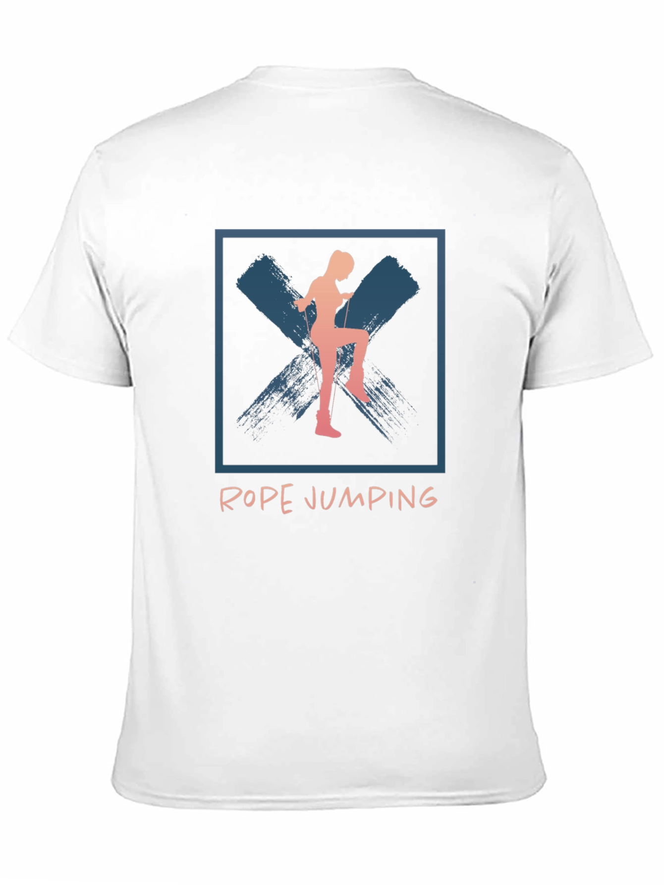 Rope Jumping Graphic Tee - Unisex Black T-Shirt