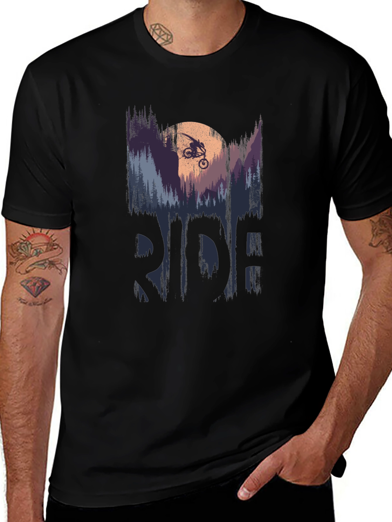 Ride Mountain Bike Graphic T-Shirt