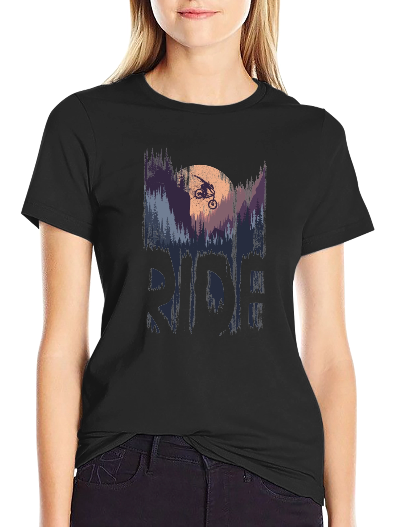 Ride Mountain Bike Graphic T-Shirt