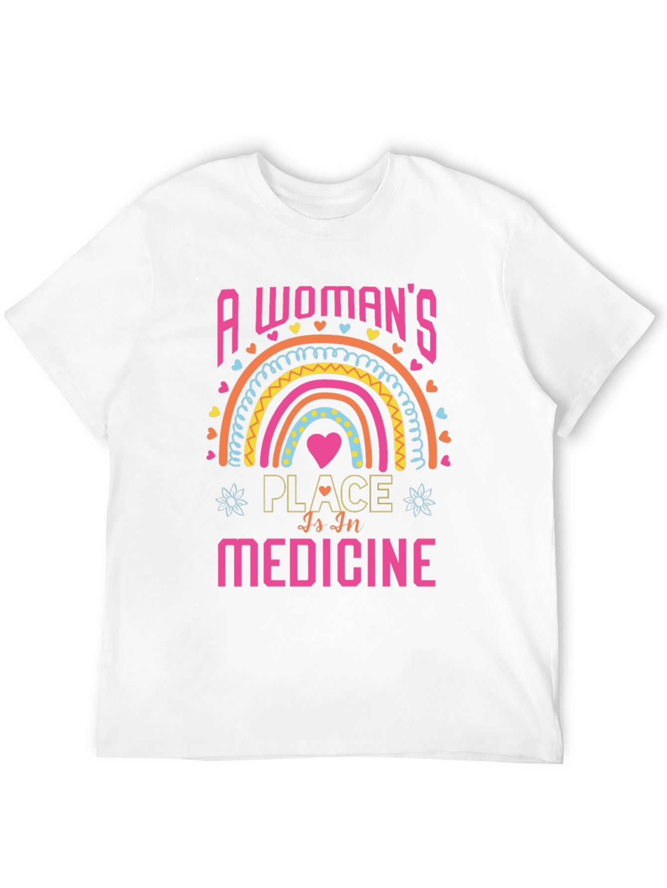 A Womans Place Is In Medicine Graphic Tee