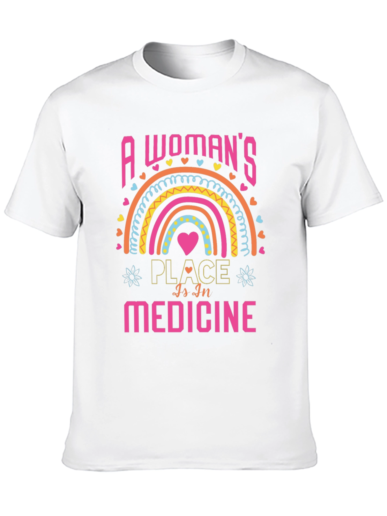 A Womans Place Is In Medicine Graphic Tee
