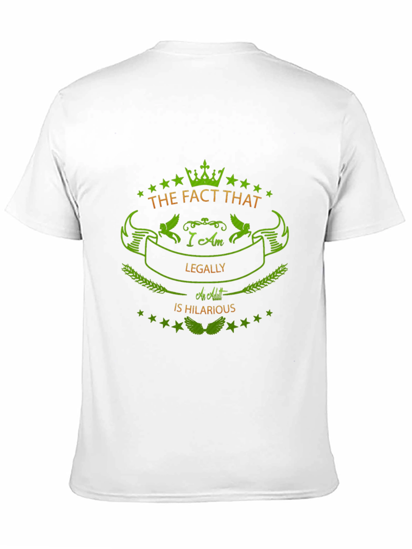 Humorous Legally an Adult Graphic Tee