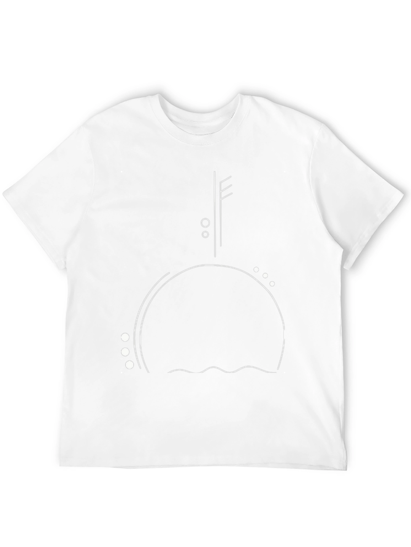 Abstract Graphic Tee - Minimalist Design