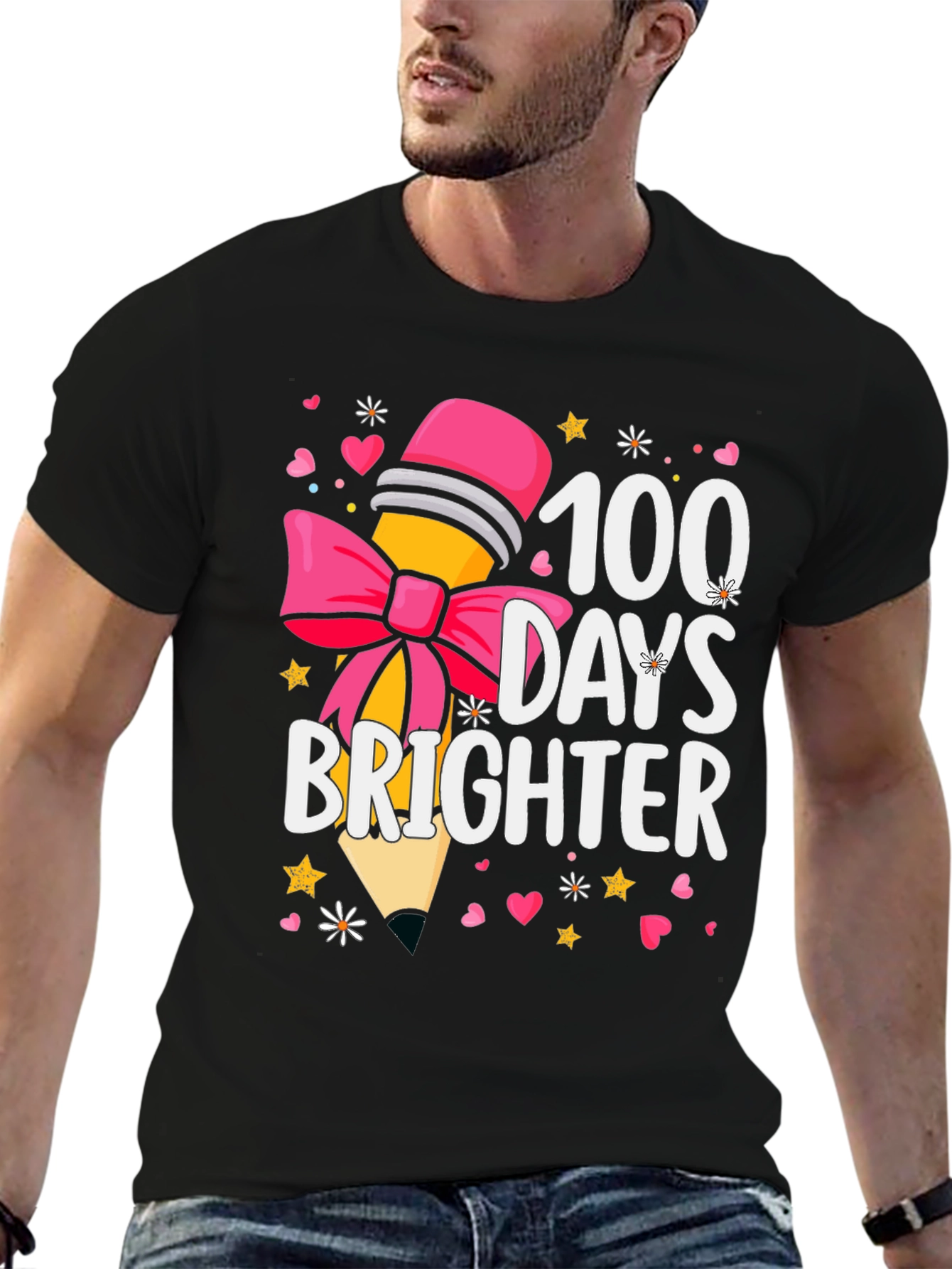 100 Days Brighter Teacher T-Shirt