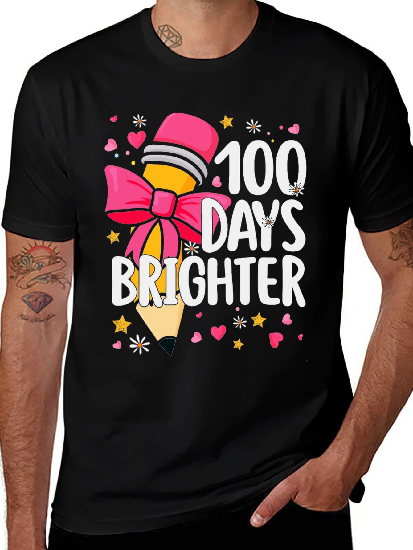 100 Days Brighter Teacher T-Shirt