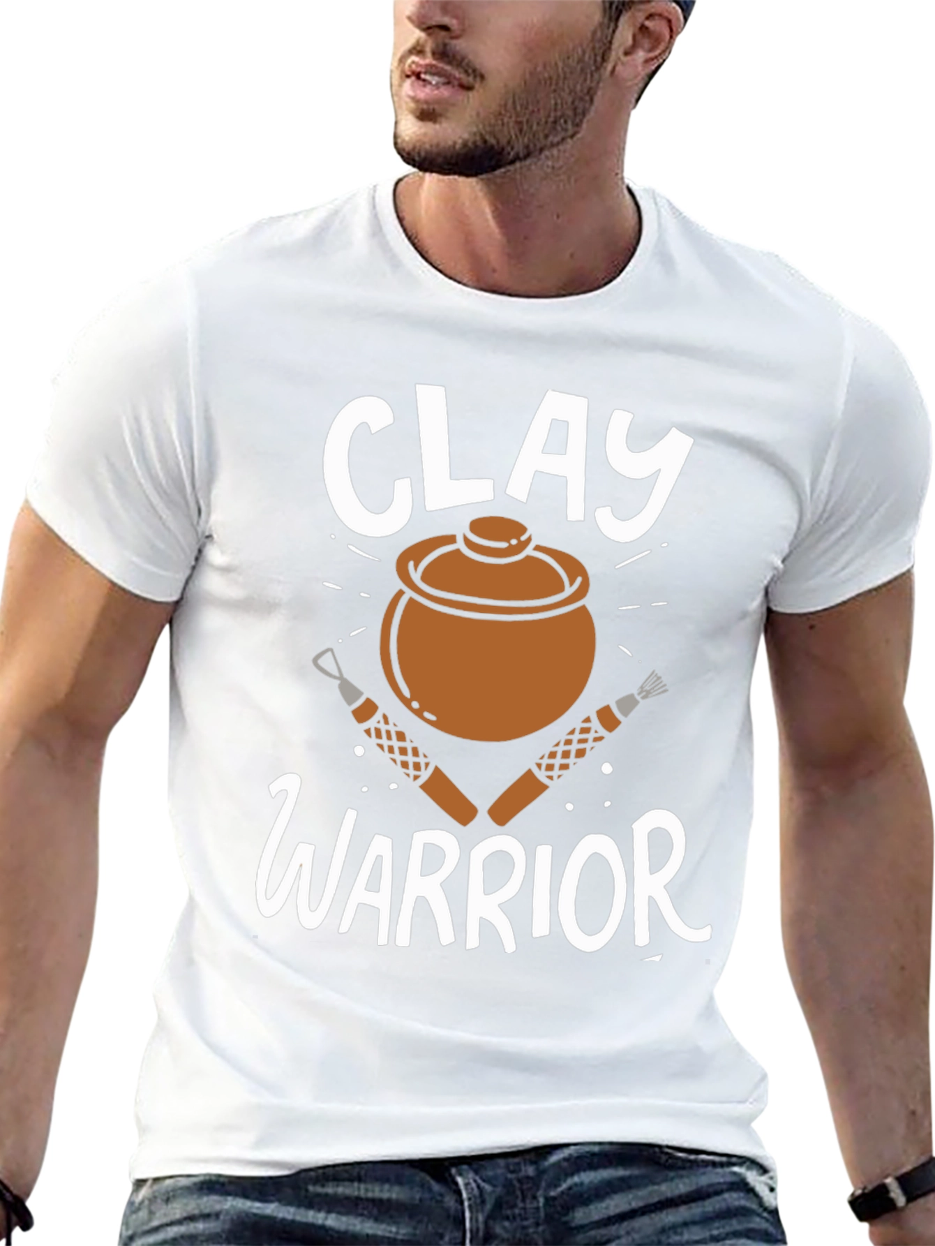Clay Warrior T-Shirt - Pottery Lover Gift