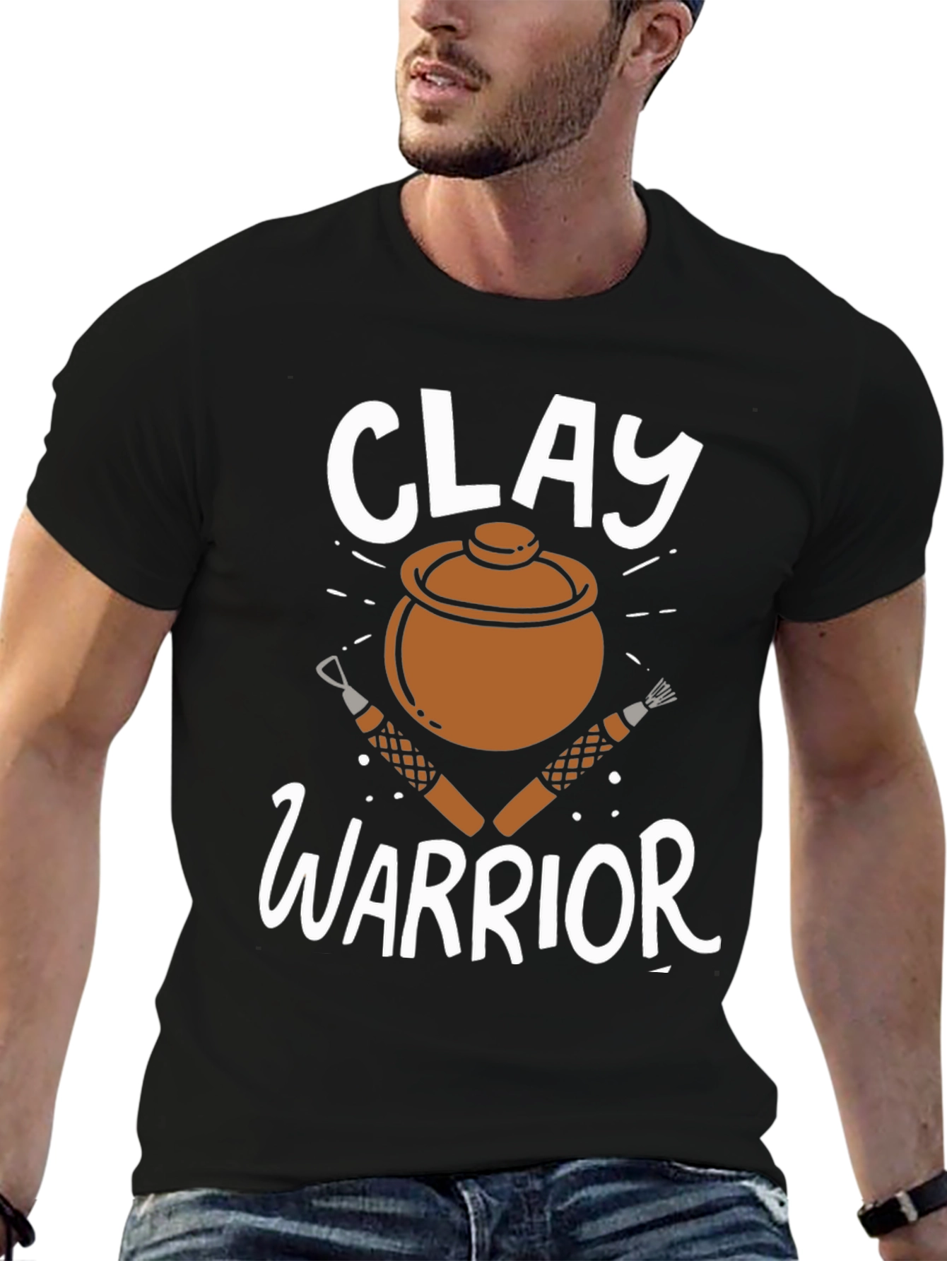 Clay Warrior T-Shirt - Pottery Lover Gift