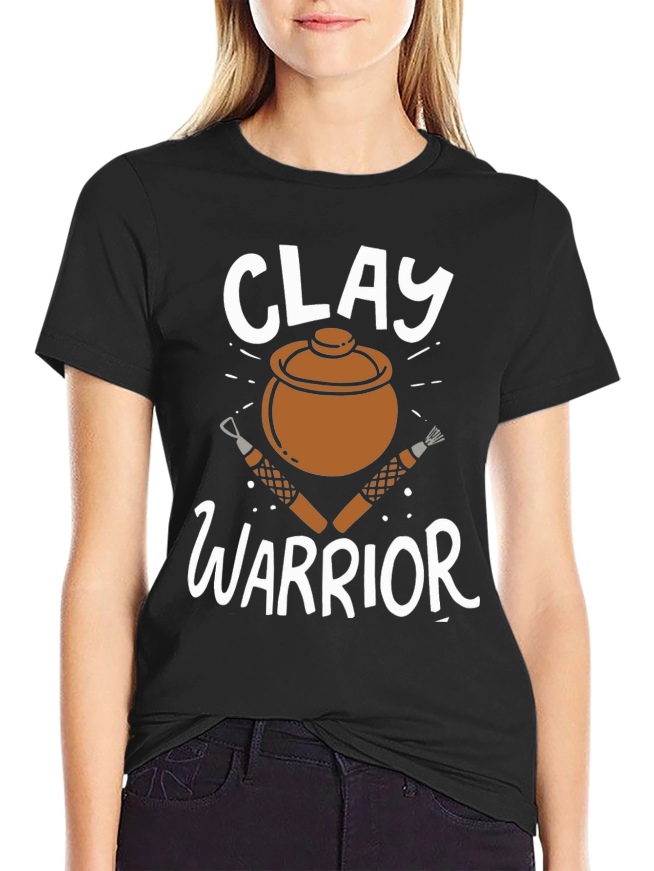 Clay Warrior T-Shirt - Pottery Lover Gift
