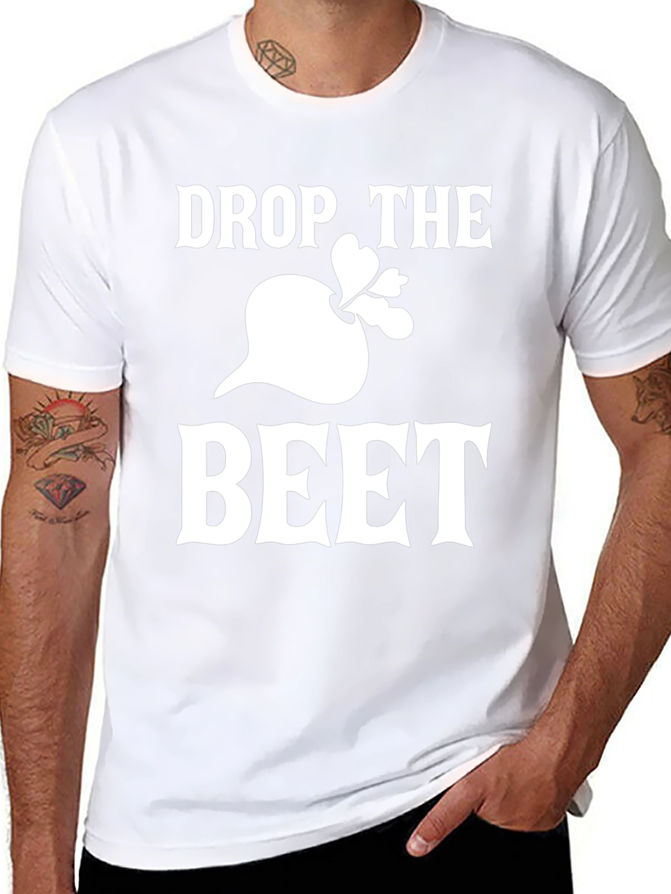 Drop the Beet Funny Graphic Tee - Black