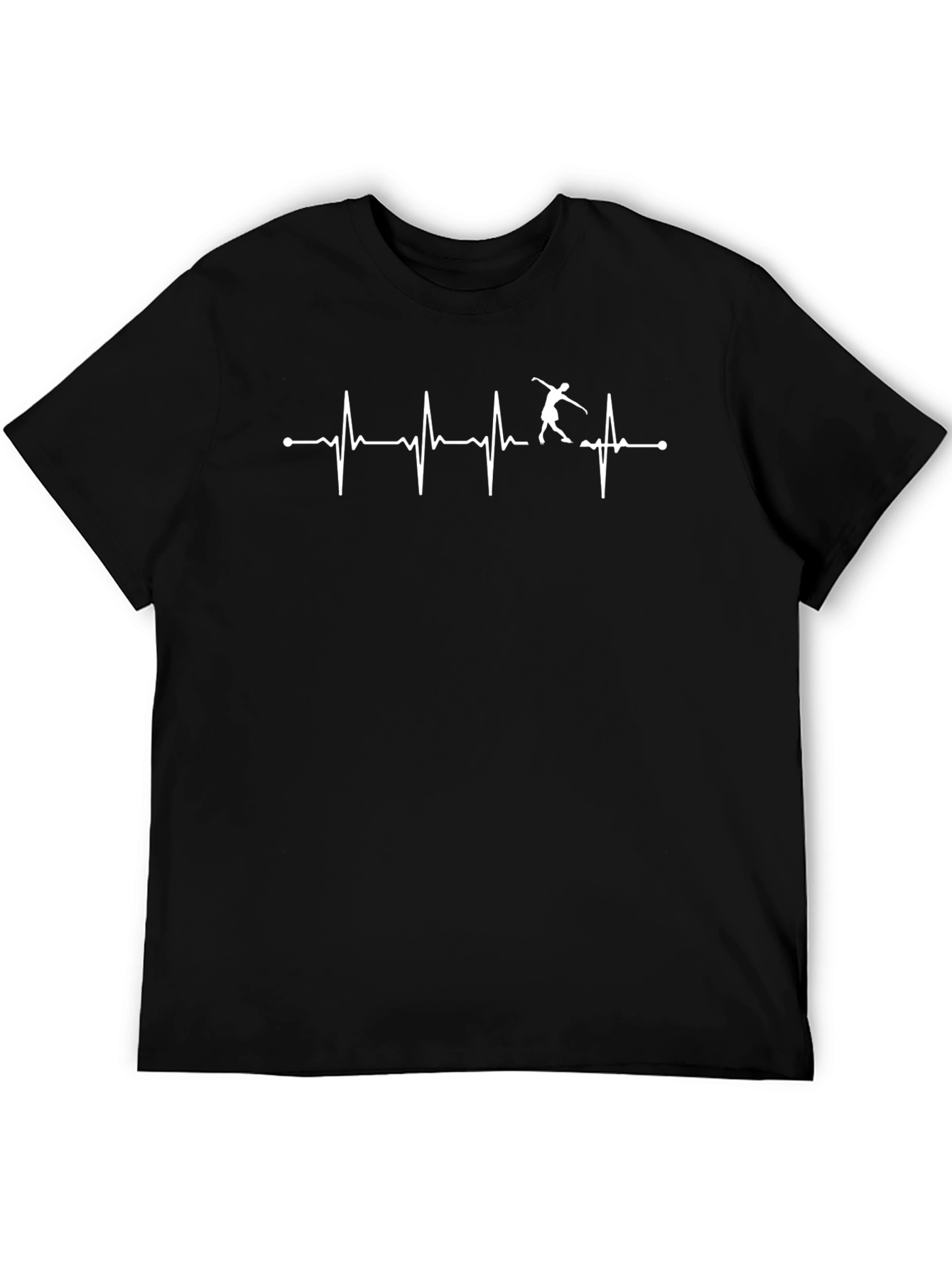 Figure Skating Heartbeat T-Shirt - Sporty Tee