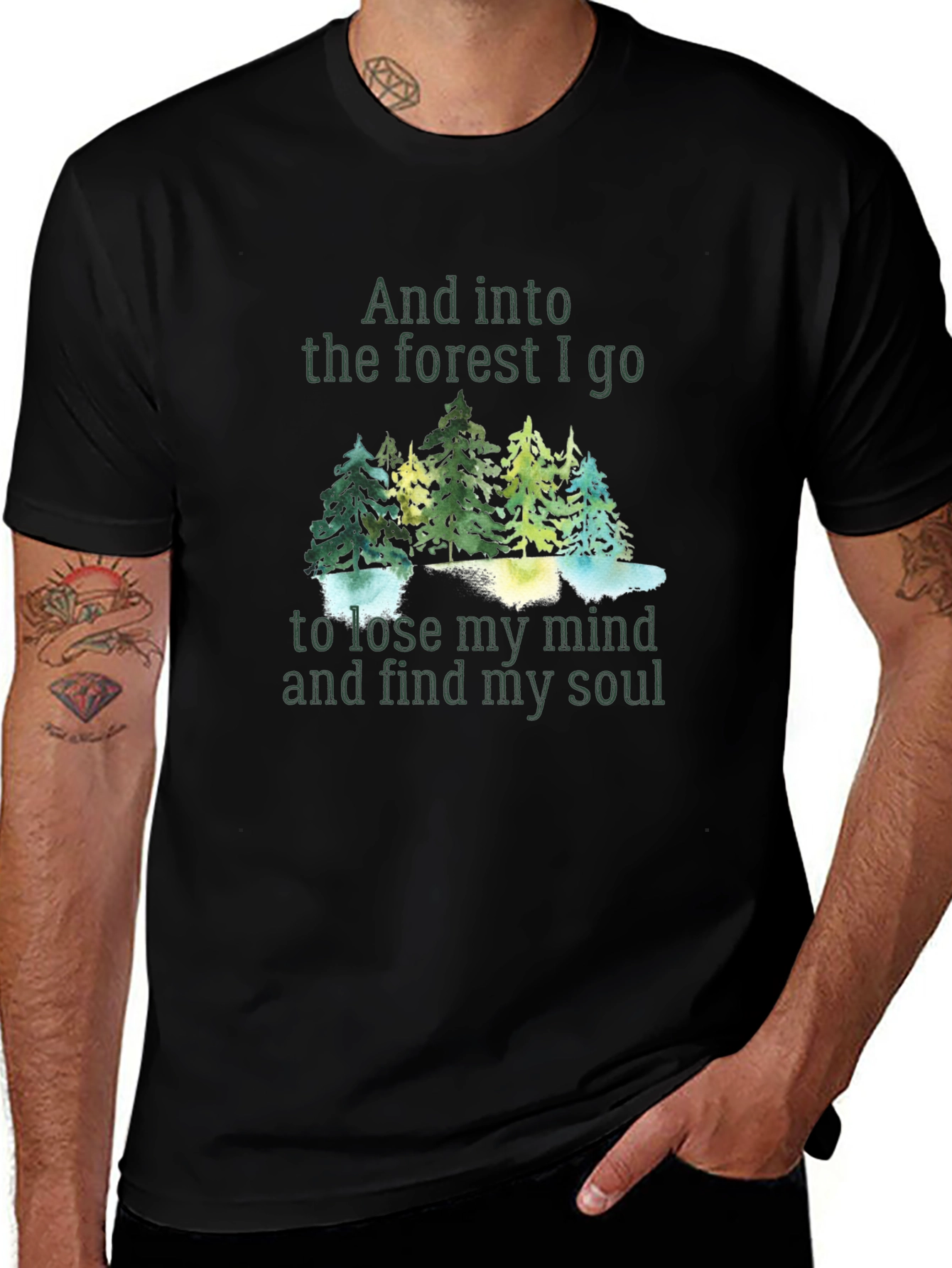 Forest Soul Graphic T-Shirt - Wanderlust Design