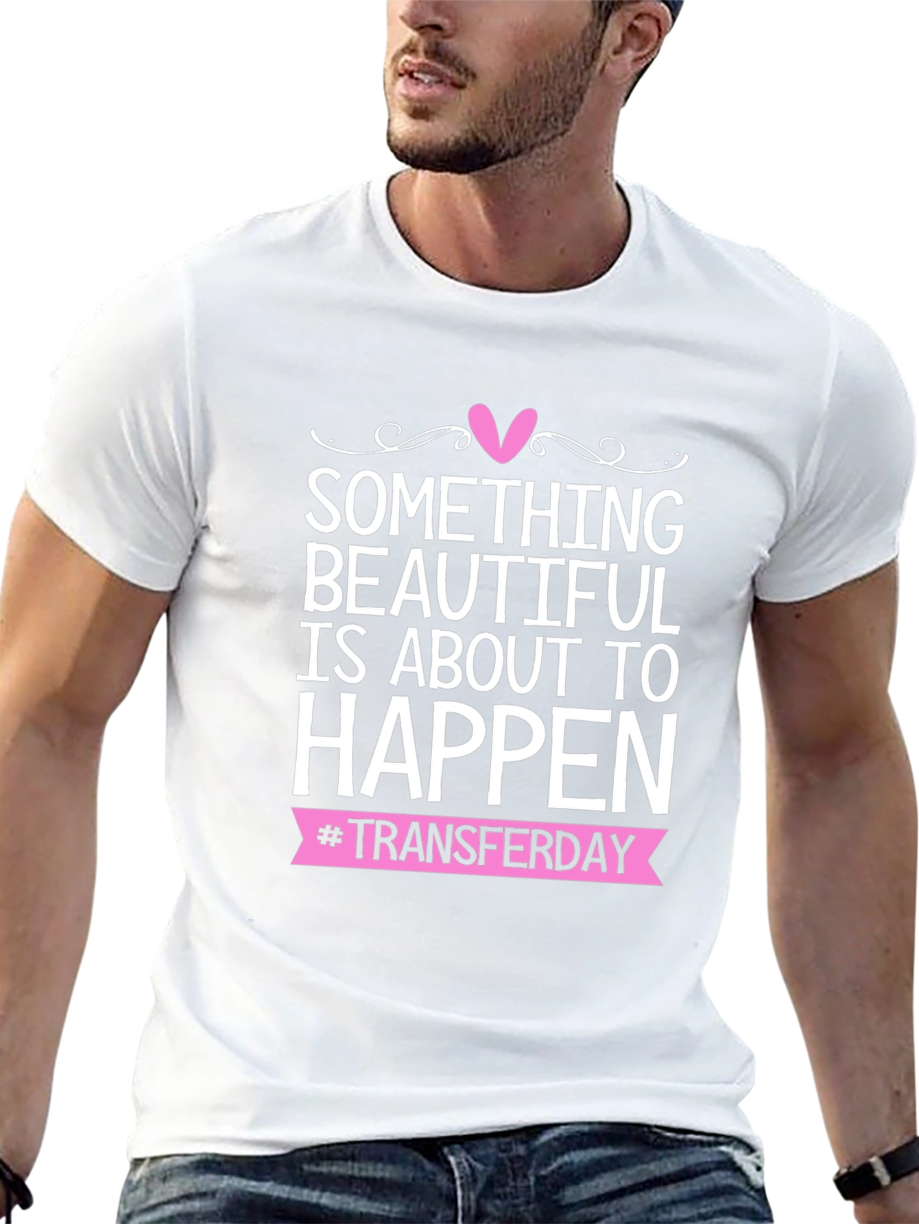 Beautiful Transfer Day Tee - Black Graphic T-Shirt