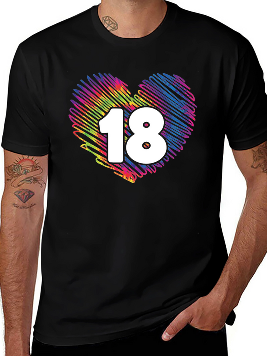 18th Birthday Heart T-Shirt