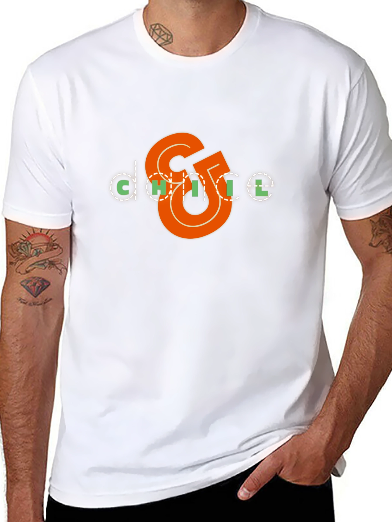 Chill & Dance Graphic Tee - Stylish Comfort