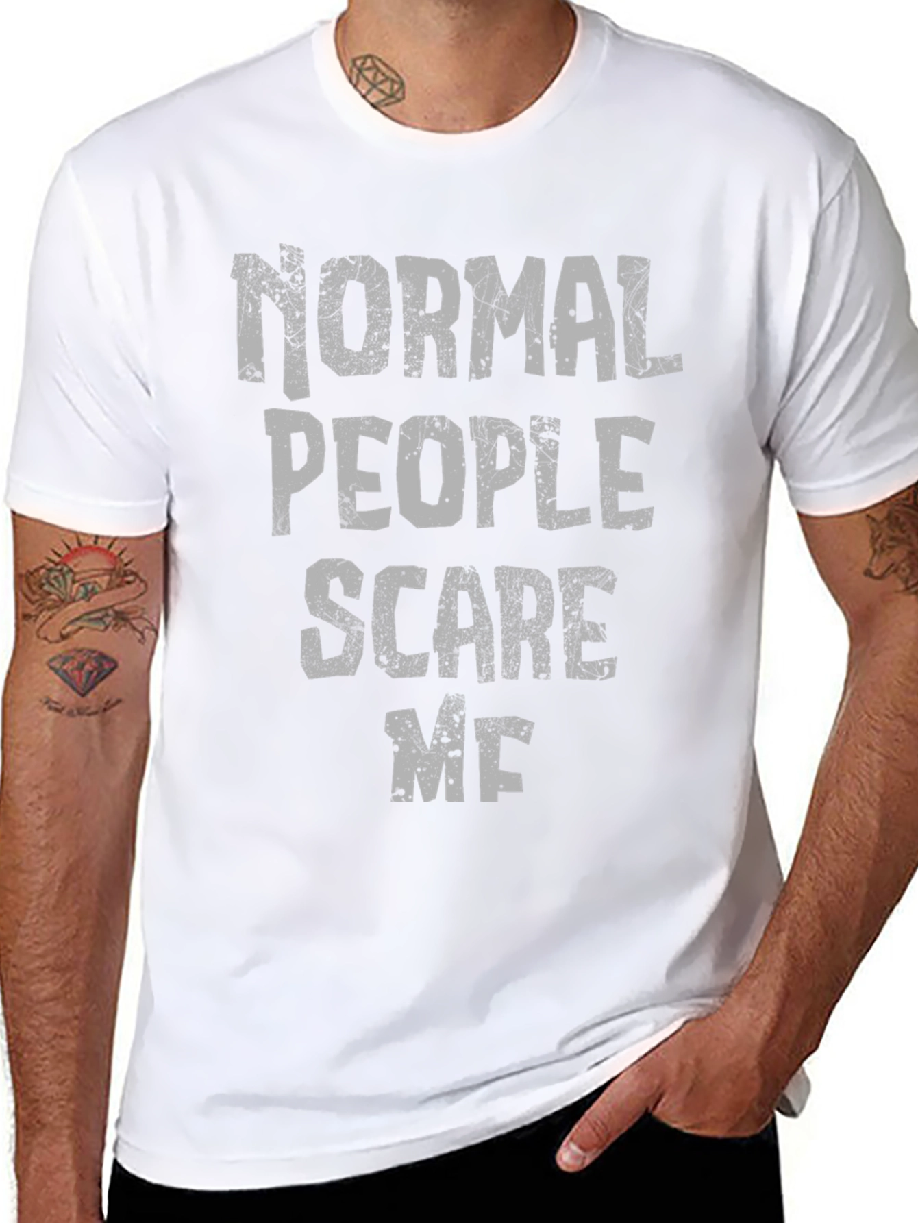 Normal People Scare Me Graphic Tee