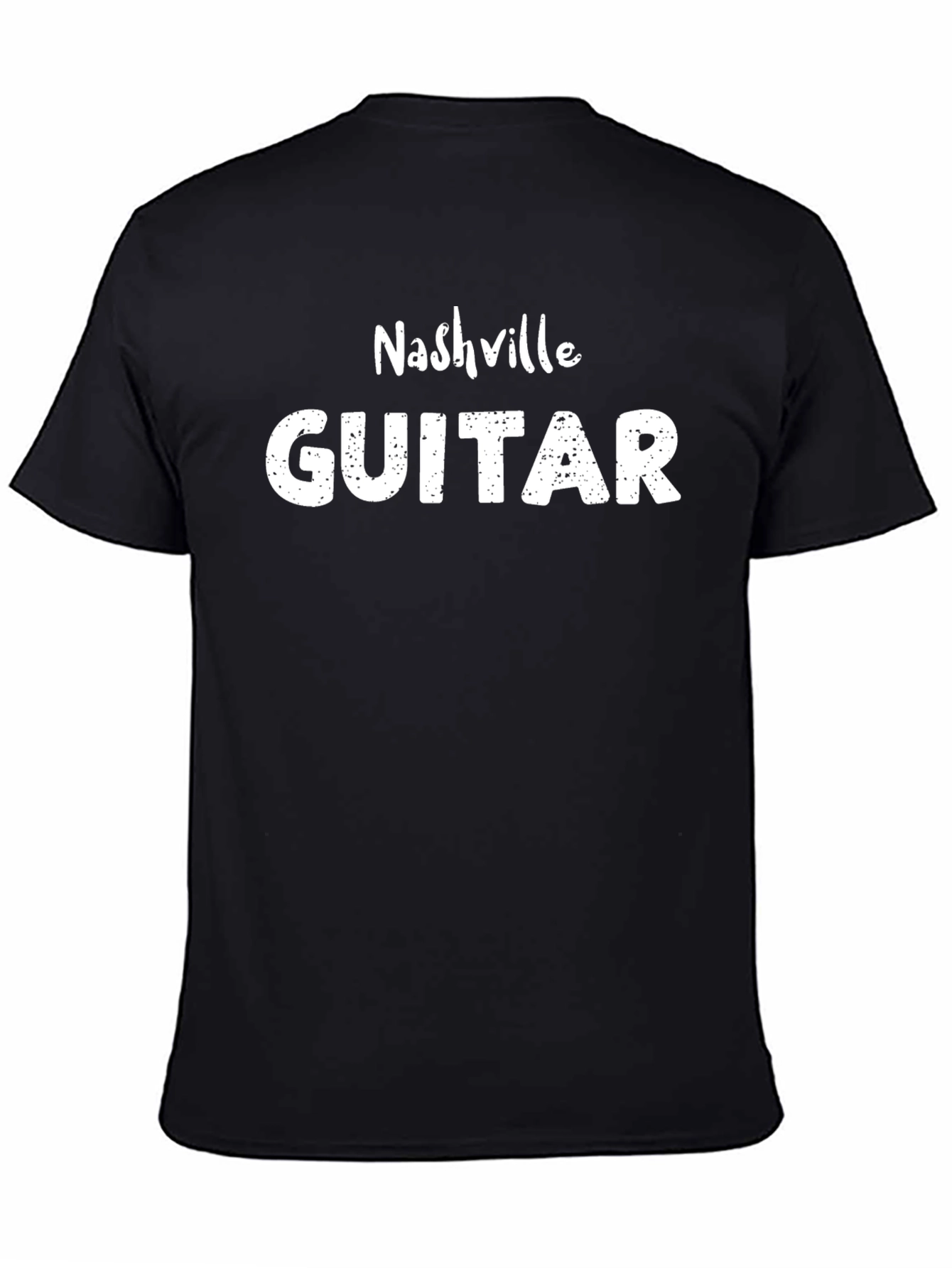 Nashville Guitar Black T-Shirt