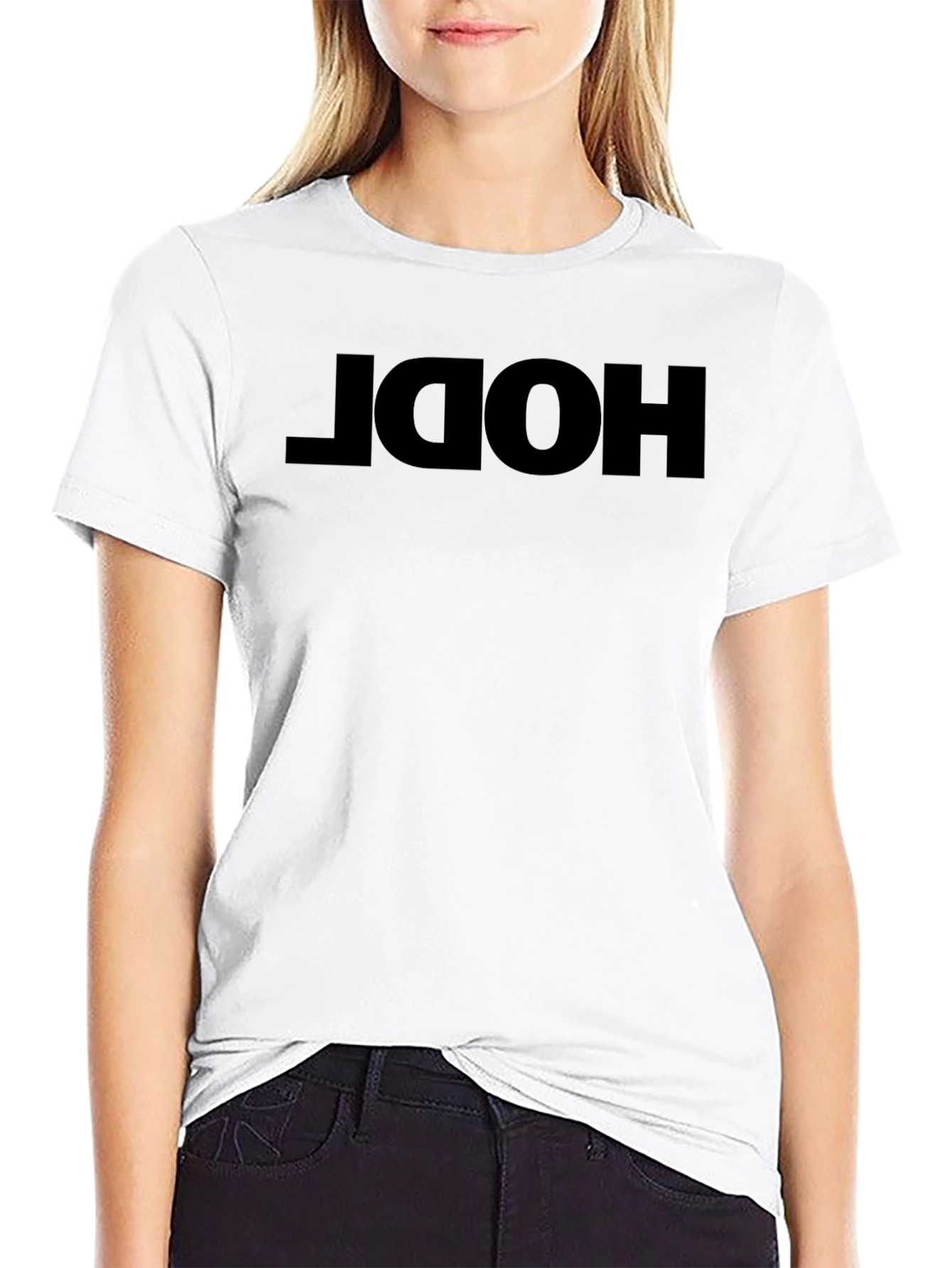 HODL Black T-Shirt - Crypto Investor Apparel