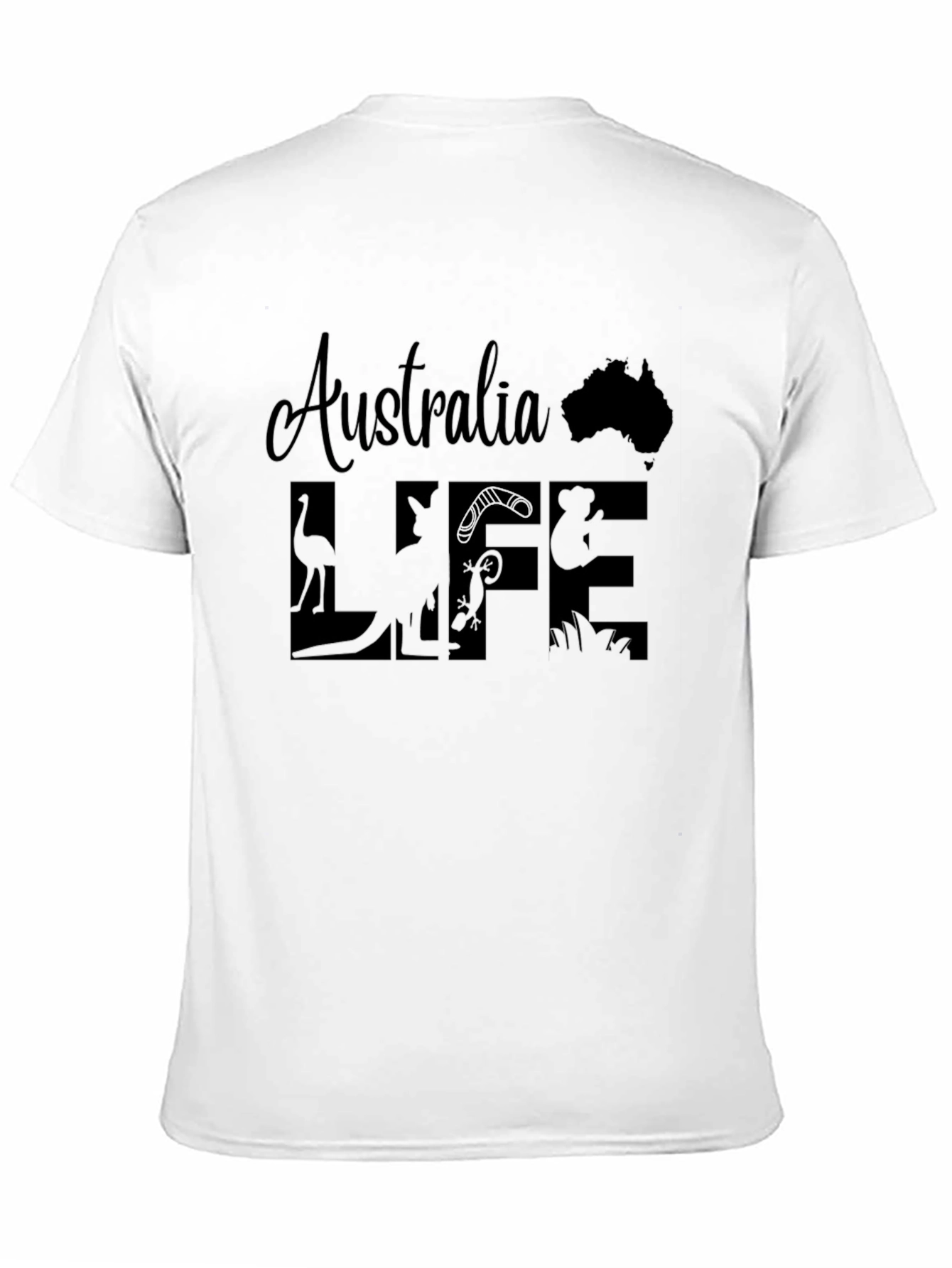 Australia Life Black T-Shirt
