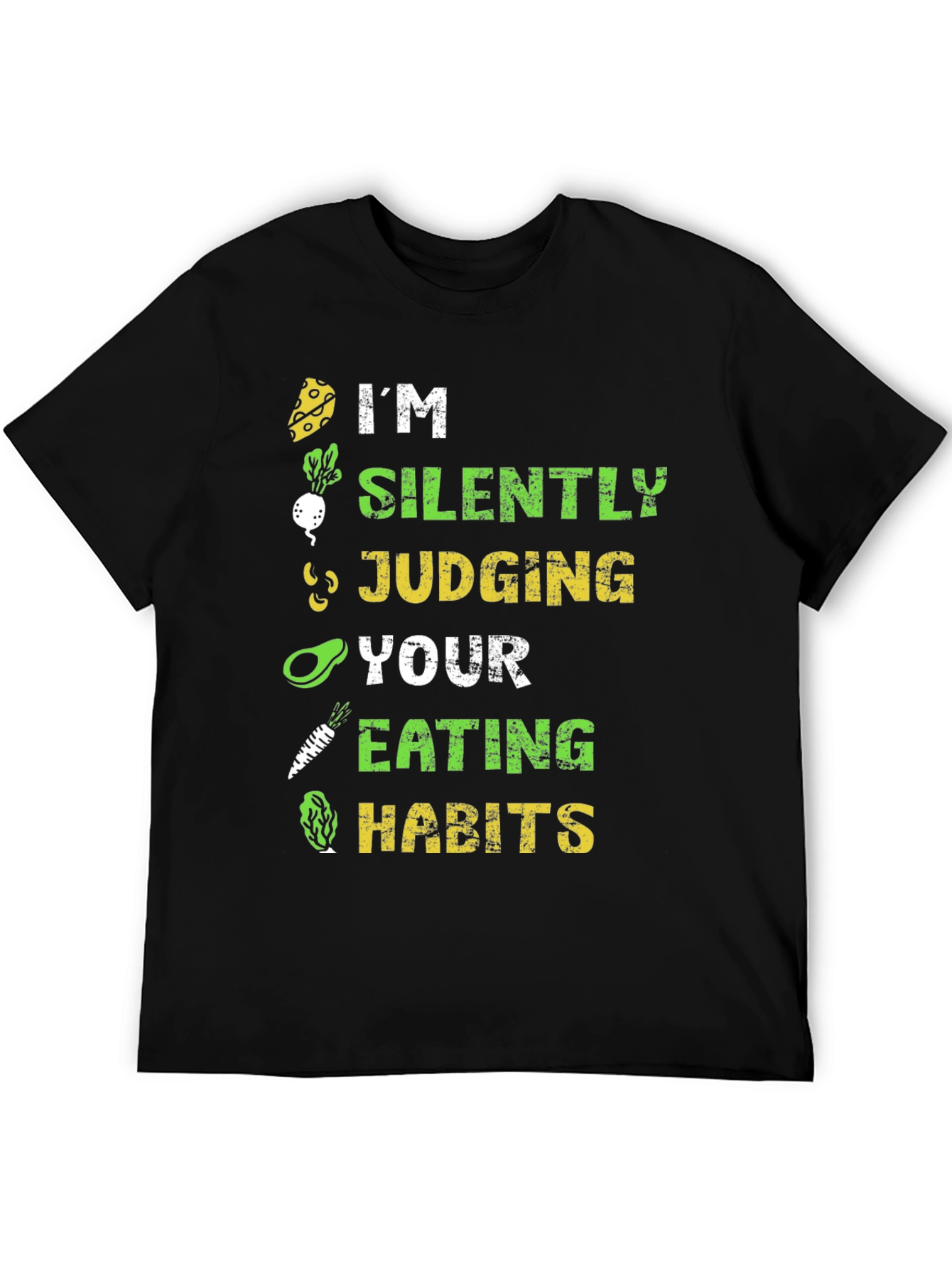 Vegan Silently Judging Graphic Tee - Unisex