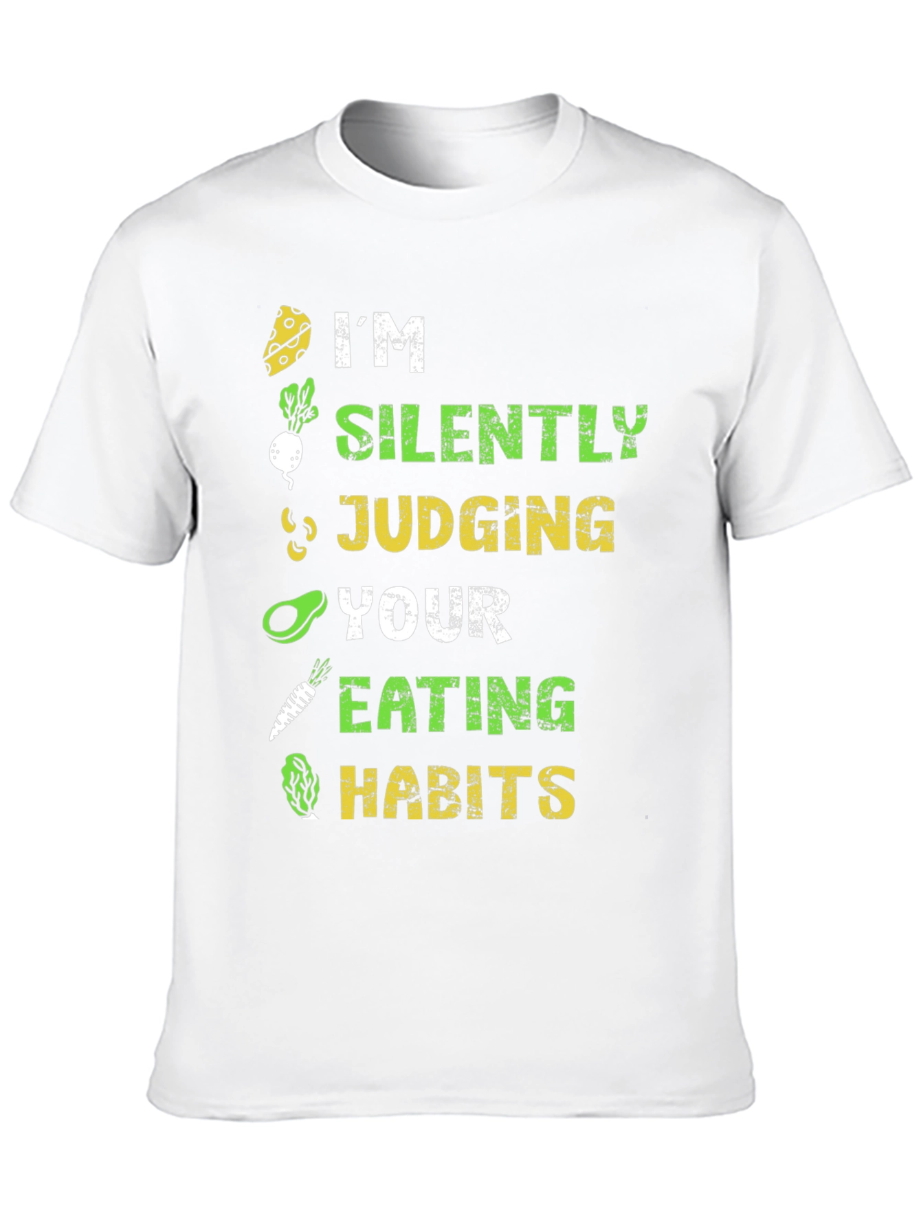 Vegan Silently Judging Graphic Tee - Unisex