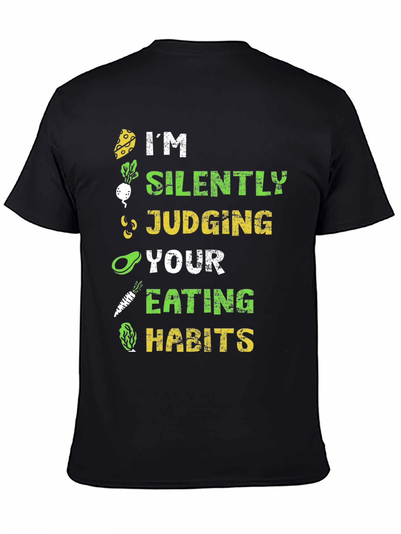 Vegan Silently Judging Graphic Tee - Unisex