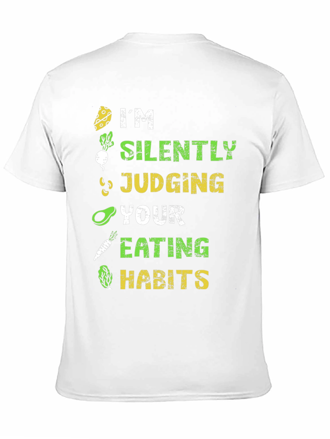 Vegan Silently Judging Graphic Tee - Unisex