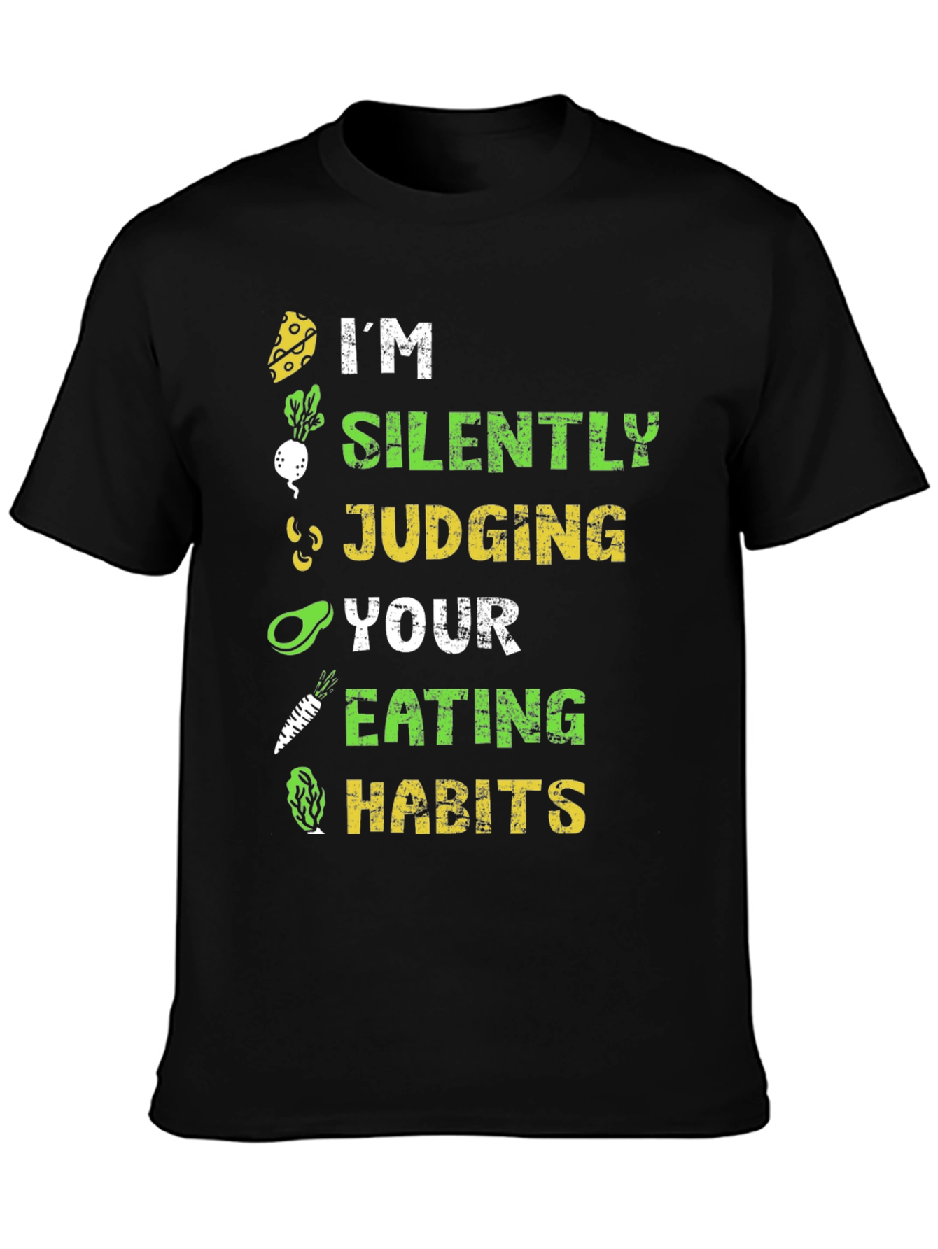 Vegan Silently Judging Graphic Tee - Unisex