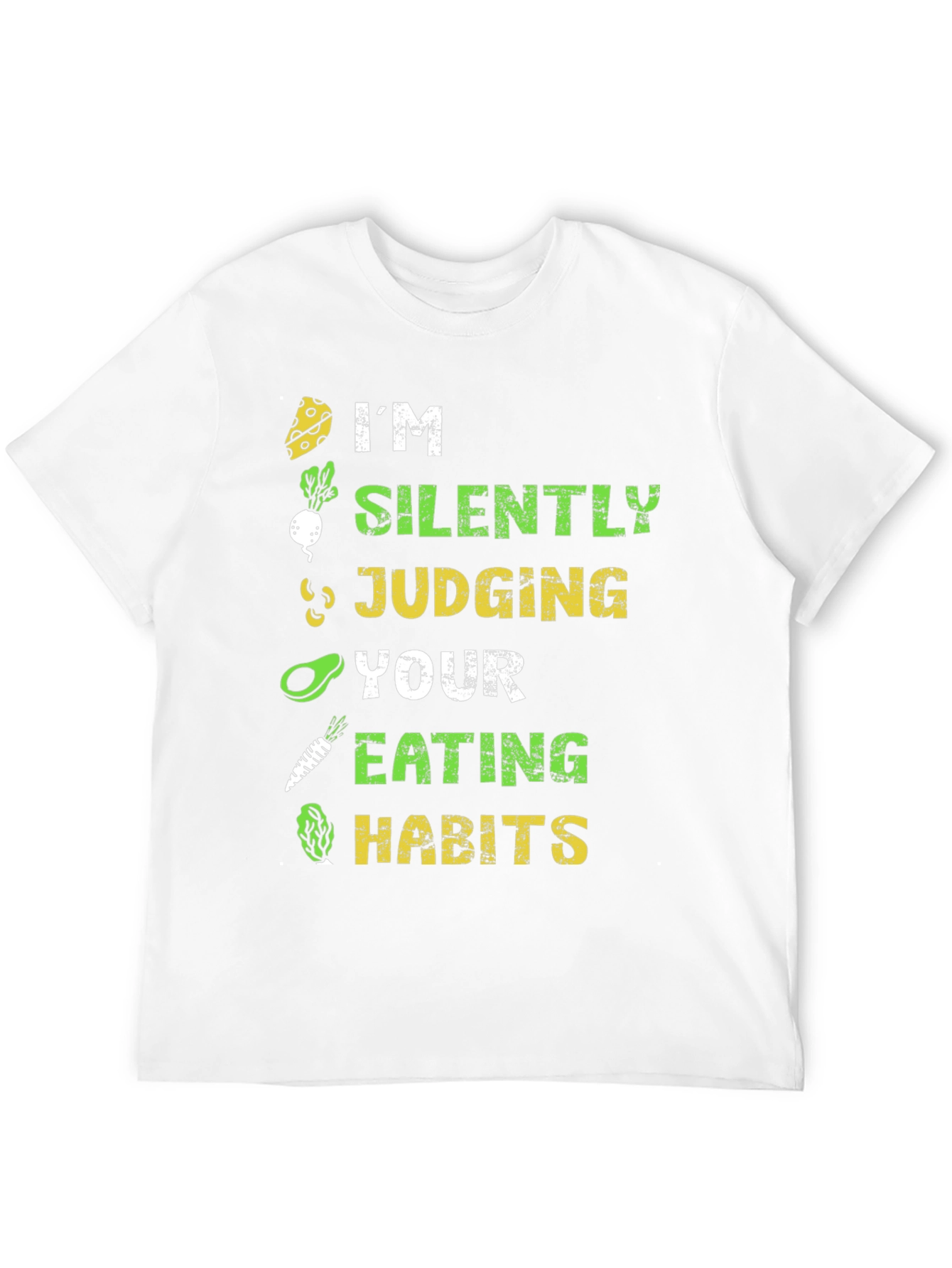 Vegan Silently Judging Graphic Tee - Unisex