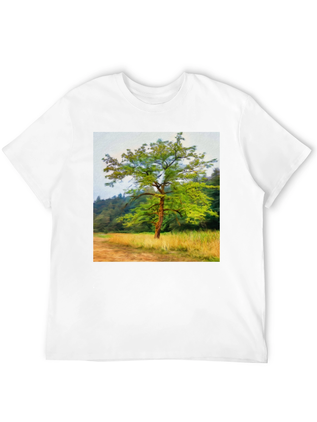 Tree Graphic Black T-Shirt - Nature Inspired Tee